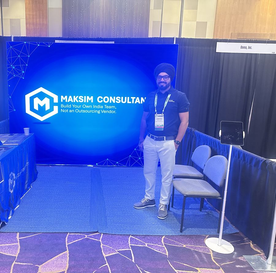 CA Amritpal Singh at ENGAGE Shape The Future wall ARIA Las Vegas